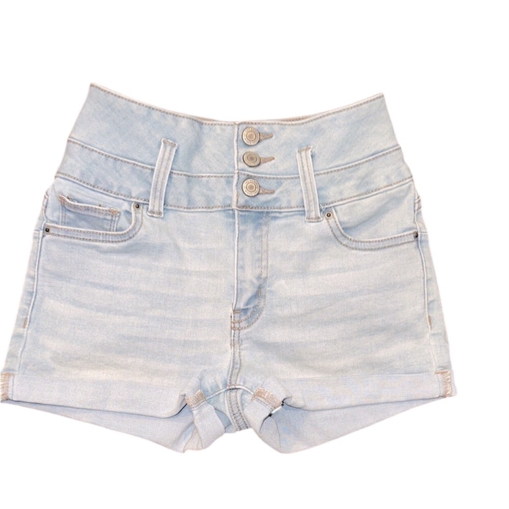 IBIZA High-Waisted Light Blue Denim Shorts size 3